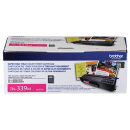 TN339M Brother Original (OEM) Magenta Super High Yield Toner Cartridge